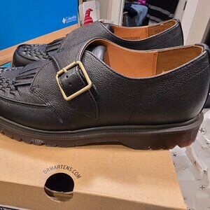Dr. Doc Martens Ramsey Monk KLT Black Leather Loafer Men’s SZ 12 CREEPERS NEW